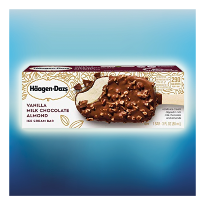 Haagen Dazs Vanilla Milk Chocolate Almond