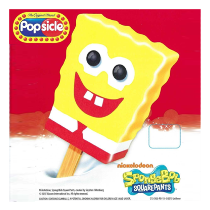 Sponge Bob Ice Cream Bar